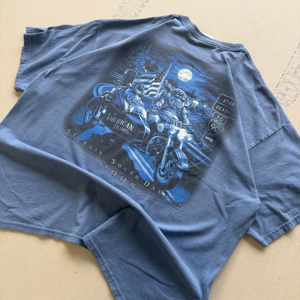 Y2K Sturgis 2008 Motorcycle Rally T-shirt